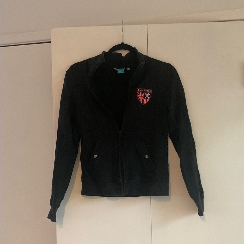 Black Zip-Up Jacket - Paul Frank